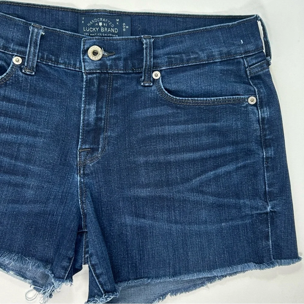 Lucky Brand Sofia Boot Cutoff Denim Shorts Size 8/29R